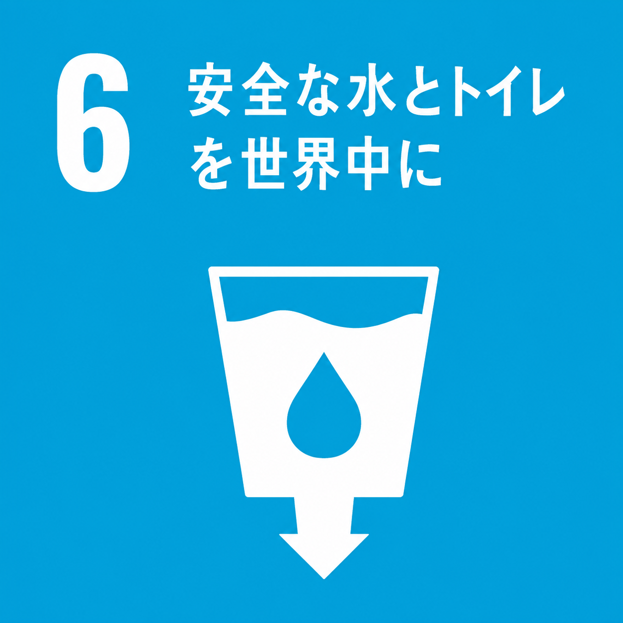 安全な水とトイレを世界中に